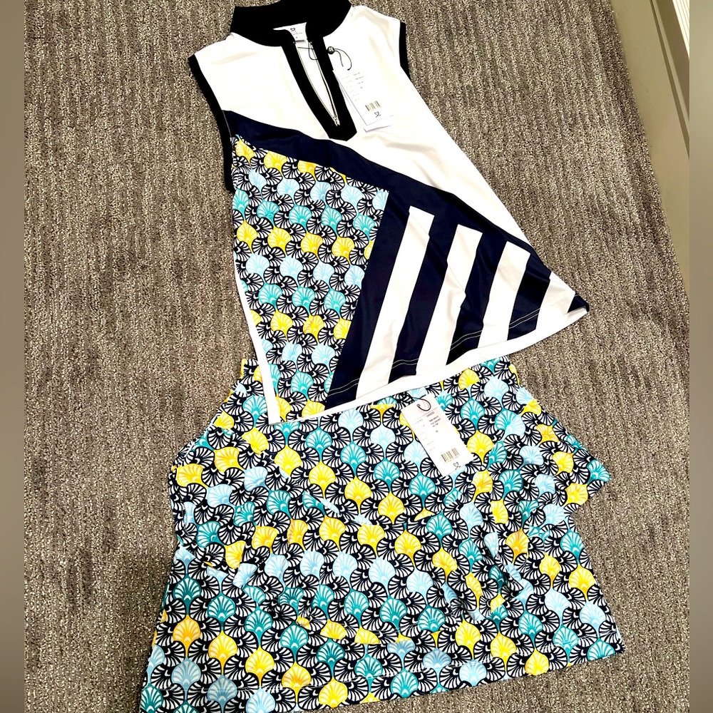 Daily Sports Matching Skirt and Tank for Golf or Tennis - both size Medium